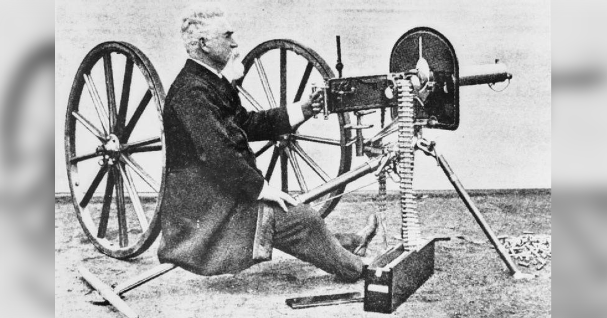 Here’s what inspired the invention of the machine gun