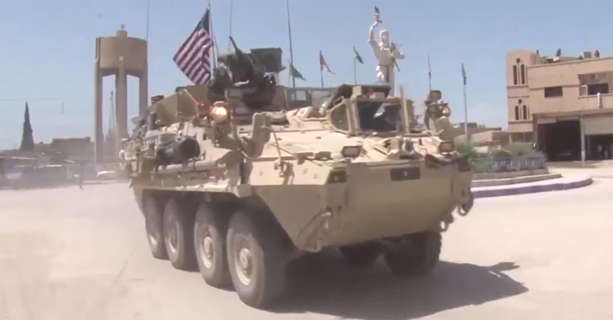 These are the badass Strykers patrolling Syria