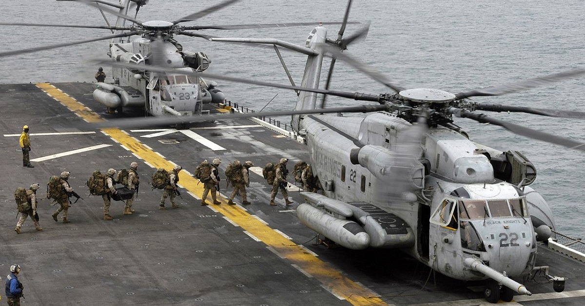 Iran just targeted a US Marine helicopter with a laser