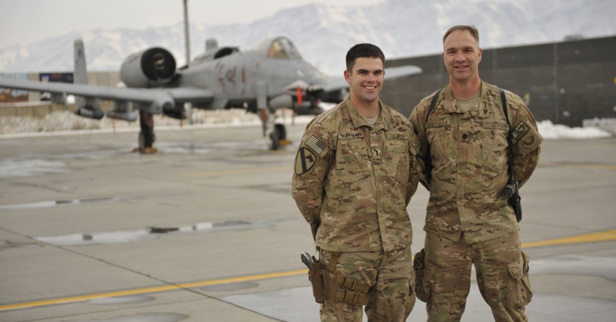 These fathers and sons served together in the same war (including me)