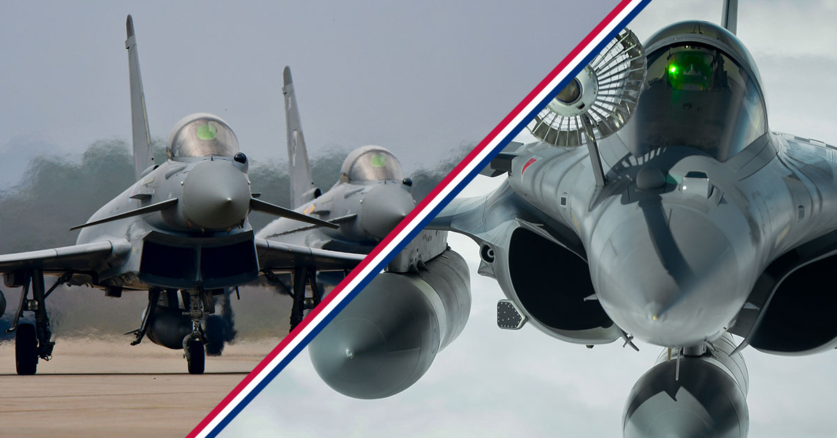 This is who wins in a dogfight between the French Rafale and the Eurofighter