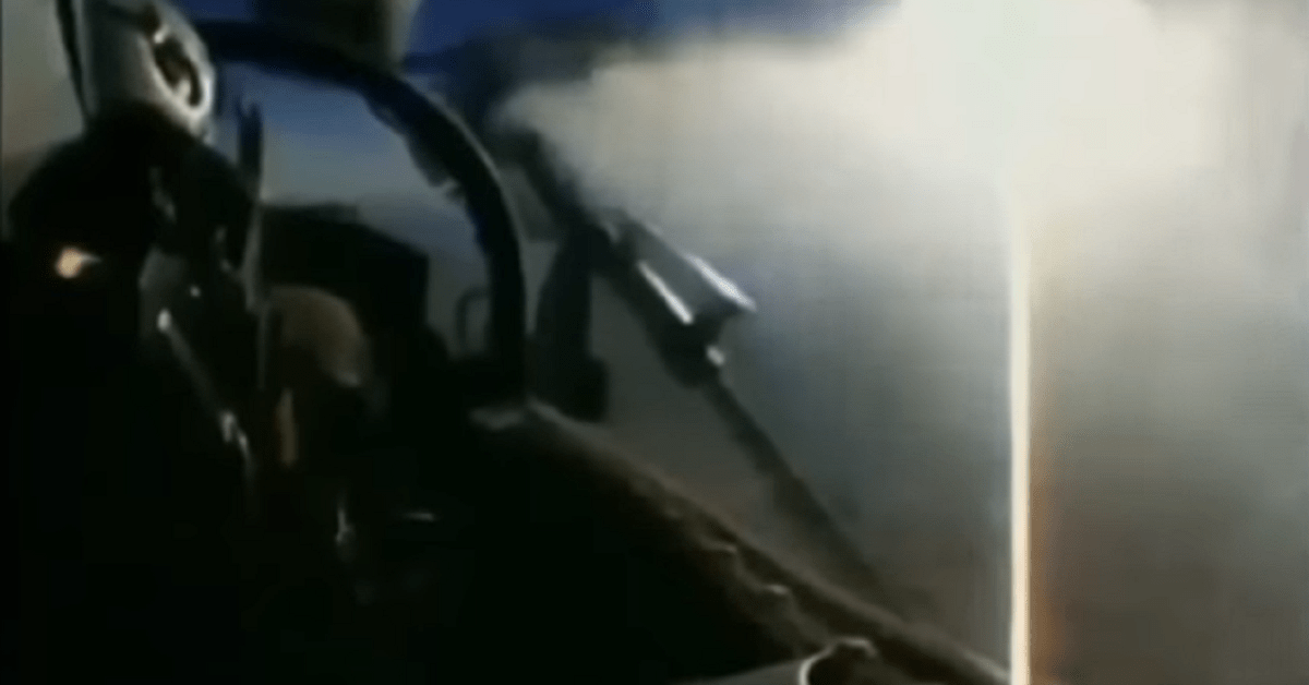 Watch this close-call during an air refueling operation