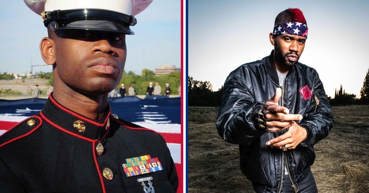 This Marine rapper spits lyrics that veterans know all too well