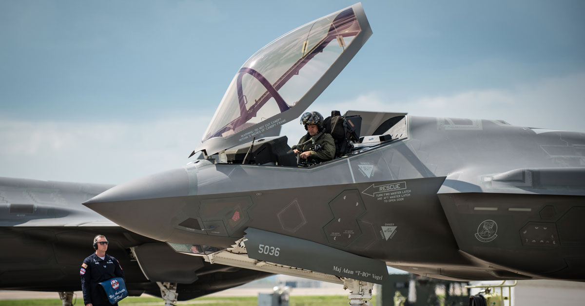 The Air Force’s first F-35s will be fully ready for war next month