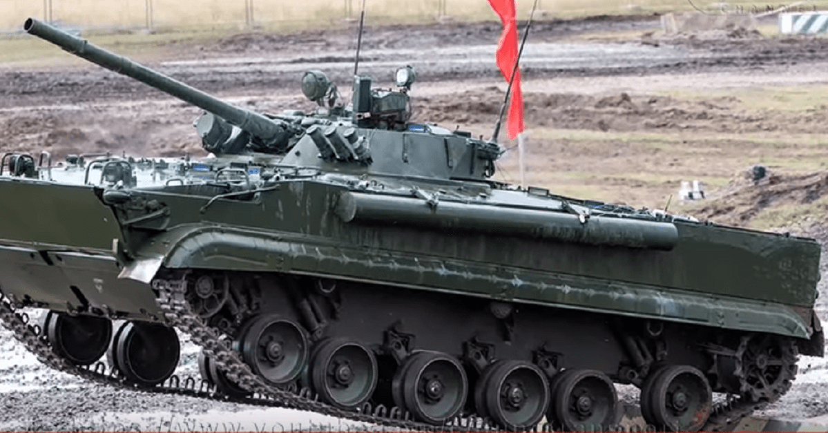 This infantry fighting vehicle has the firepower of a tank