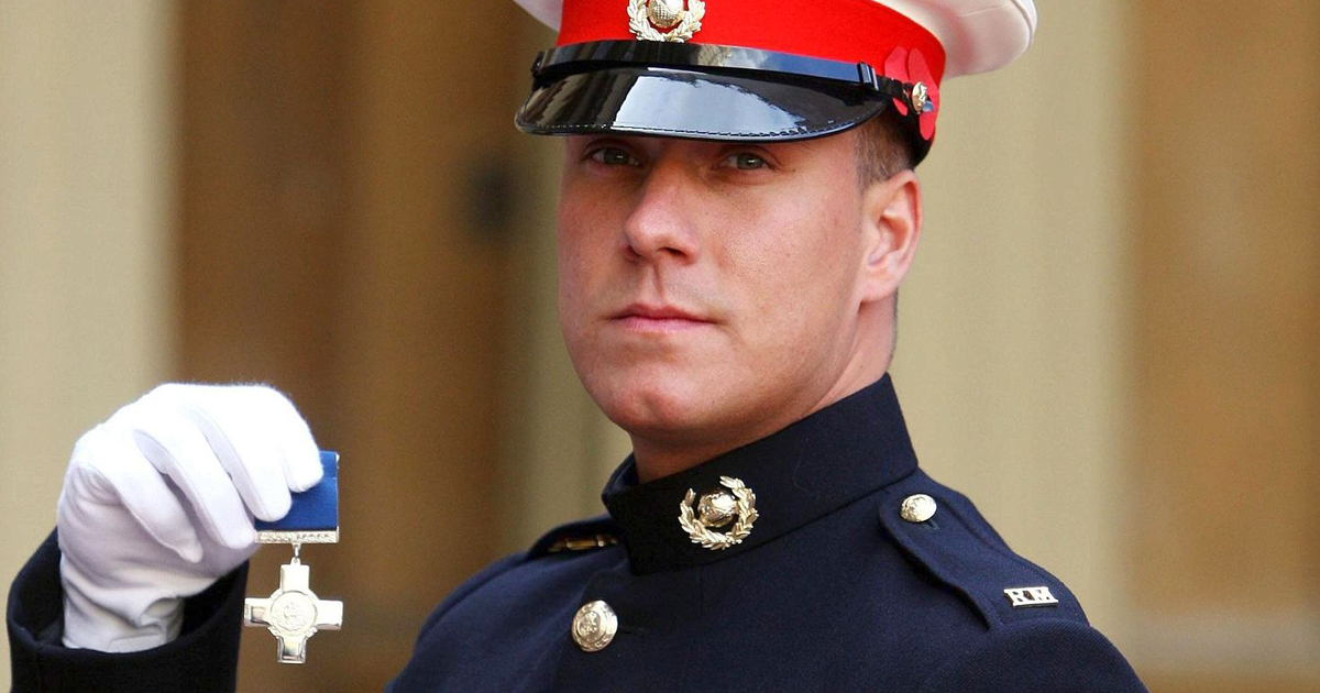 This Royal Marine threw himself on a grenade – and walked away with a nosebleed