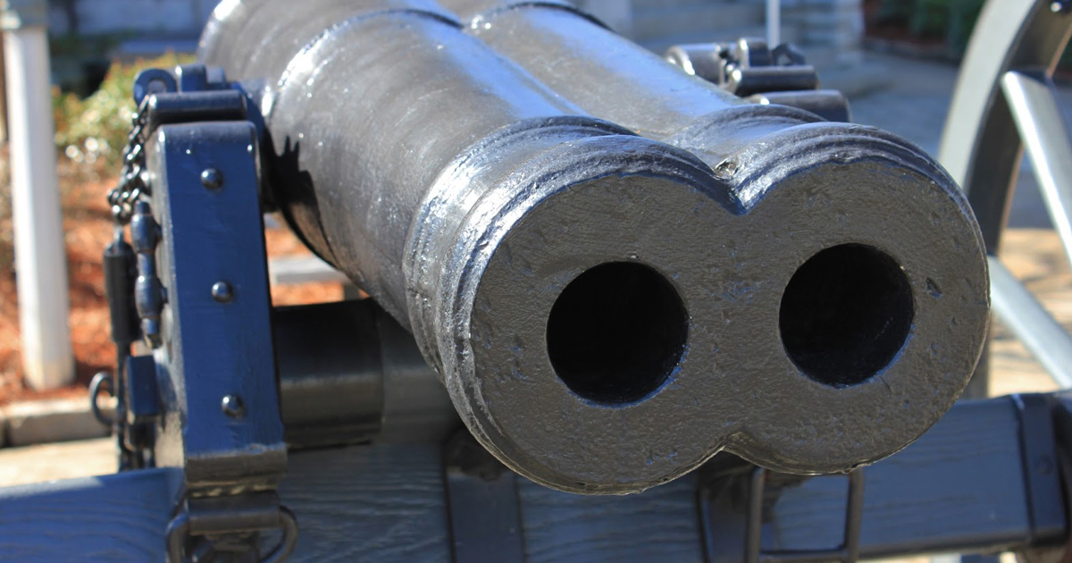 This is the story of the Civil War’s only double-barrel cannon