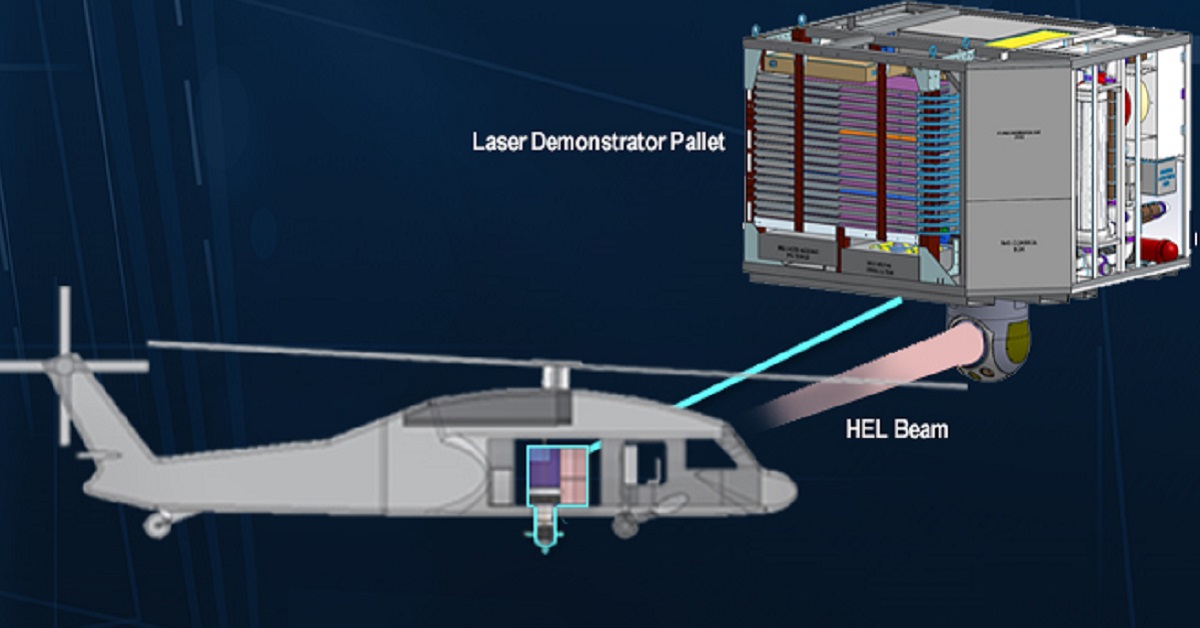 This concept laser could give the H-60 a powerful drone zapper