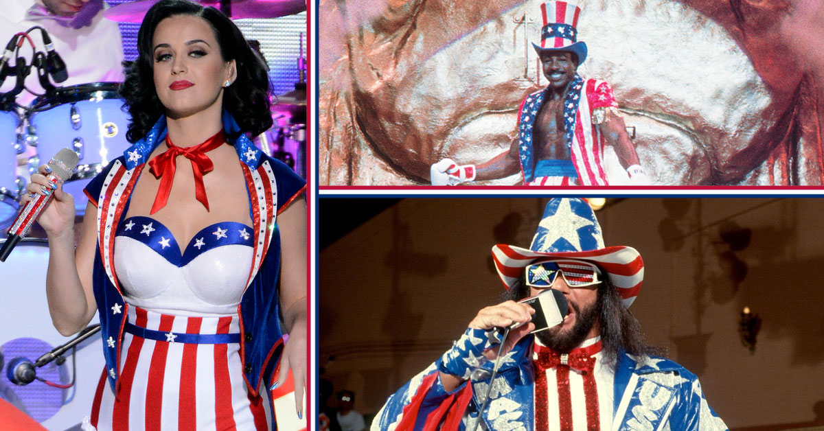 9 times the American flag costume was taken to another level