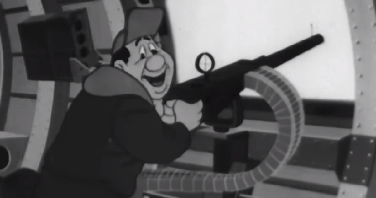 This is how the voice of Bugs Bunny trained WW2 aerial gunners