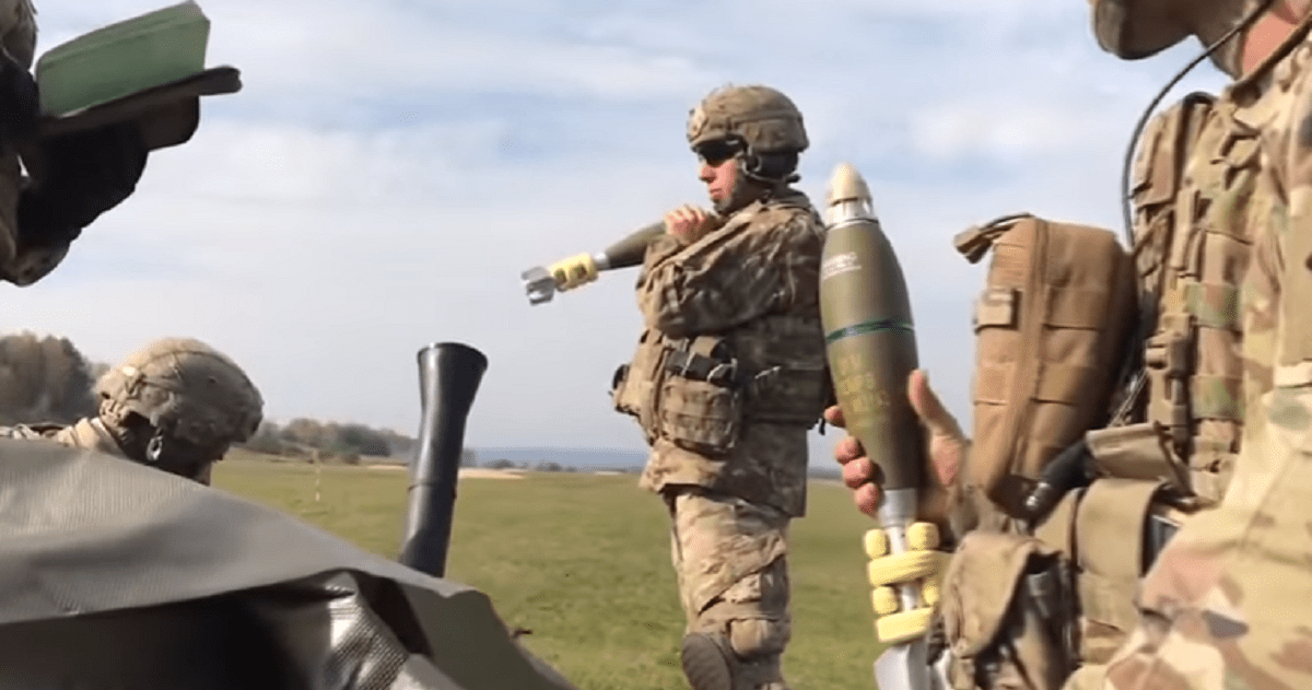 This is what it’s like to fire an 81mm mortar