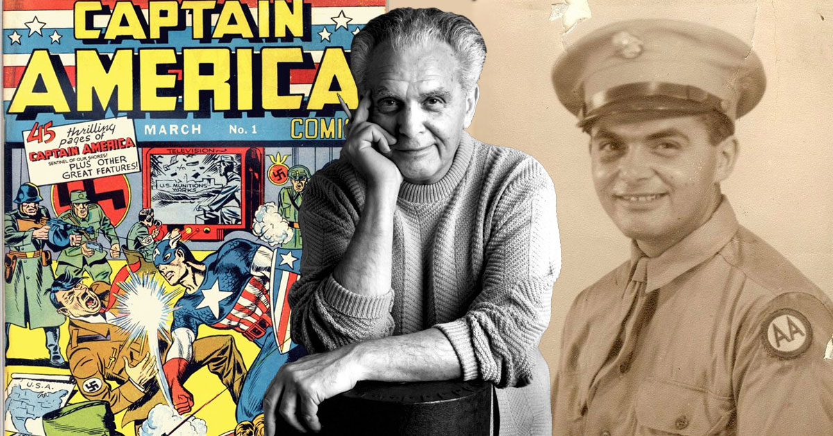 This comic book legend fought Nazi panzers and earned a Bronze Star