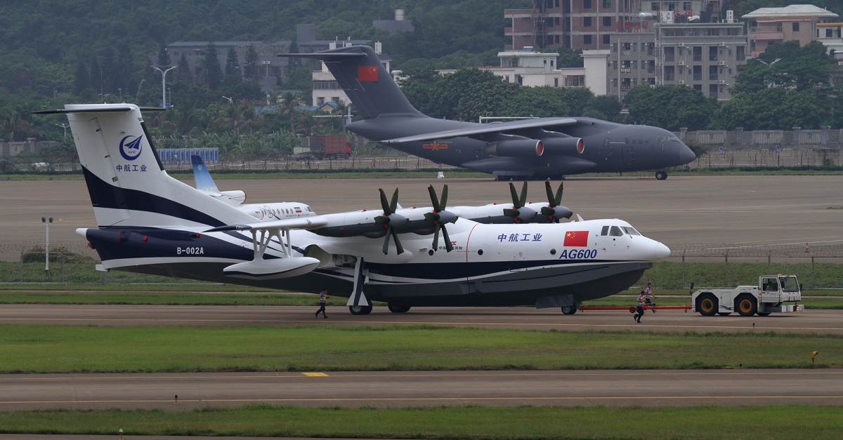 China’s massive flying boat just took off for the first time
