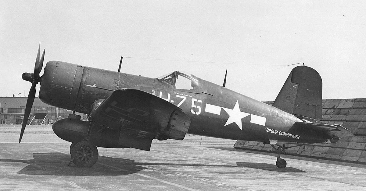 The Marine Corps’ all-time top fighter plane was a Navy reject