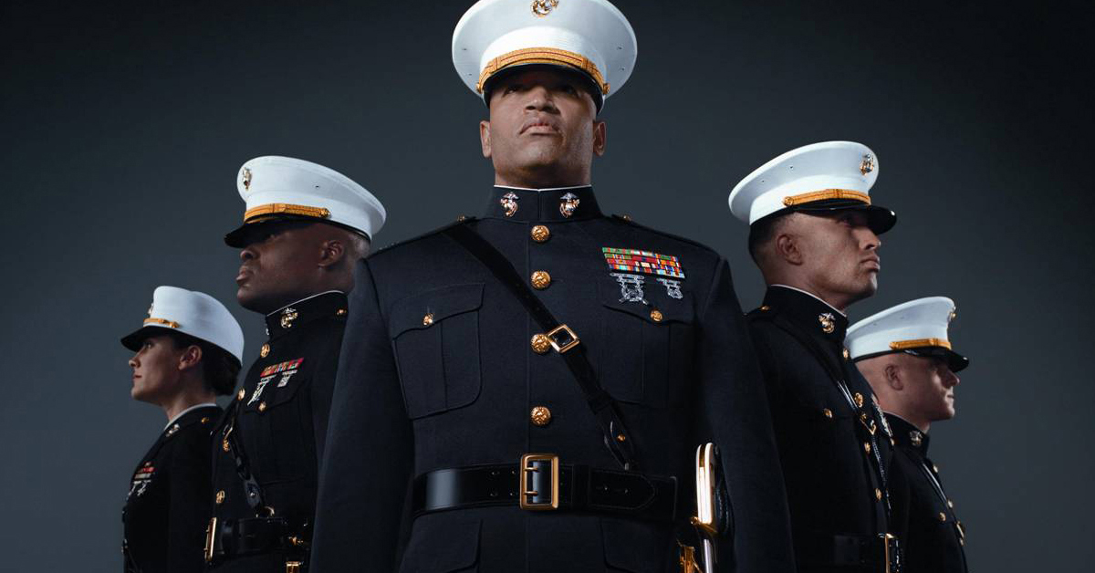 Dress uniforms from every military branch, ranked