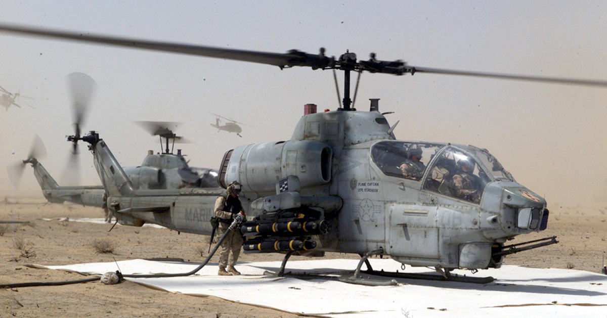 Marine Corps cobra helicopters will soon be for sale