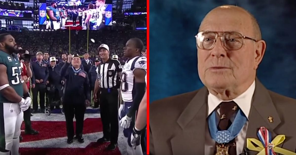 This Medal of Honor recipient took care of business at the Super Bowl