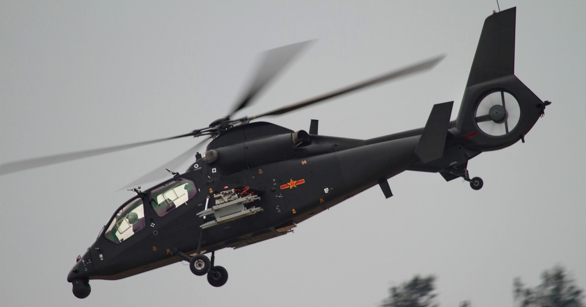 This Chinese attack helicopter is its tank-killer