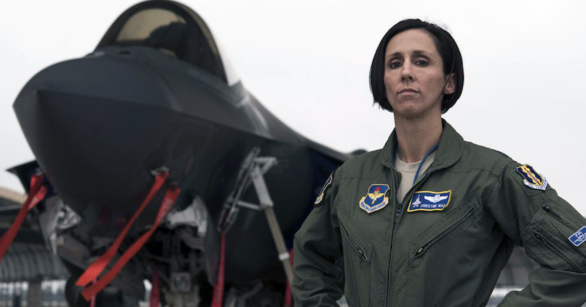 The first female F-35 pilot proves flying is a gender equalizer