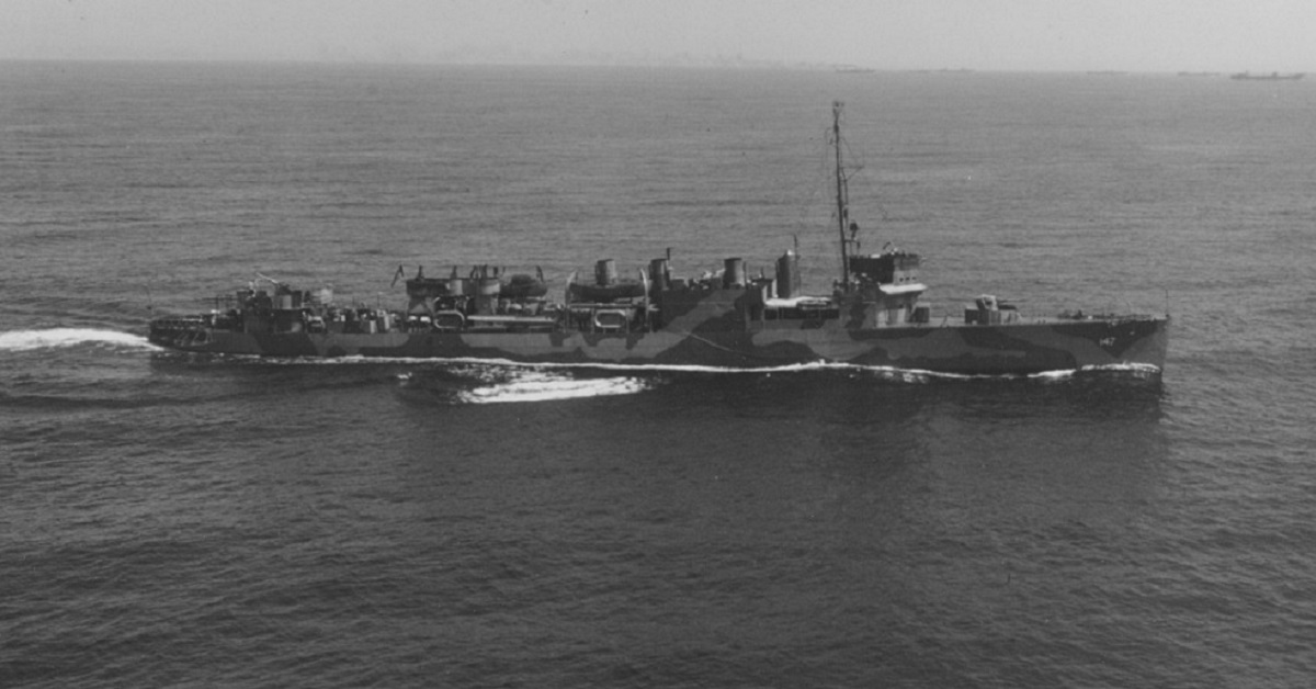 This Navy ship scored America’s first submarine kill of WWII