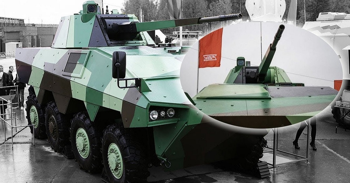 Russia hacked this French armor and made a fighting vehicle