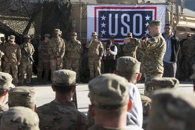 USO troops