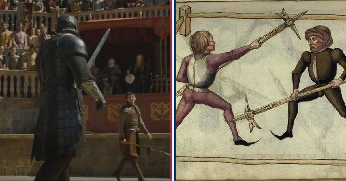 This is how a trial by combat actually worked