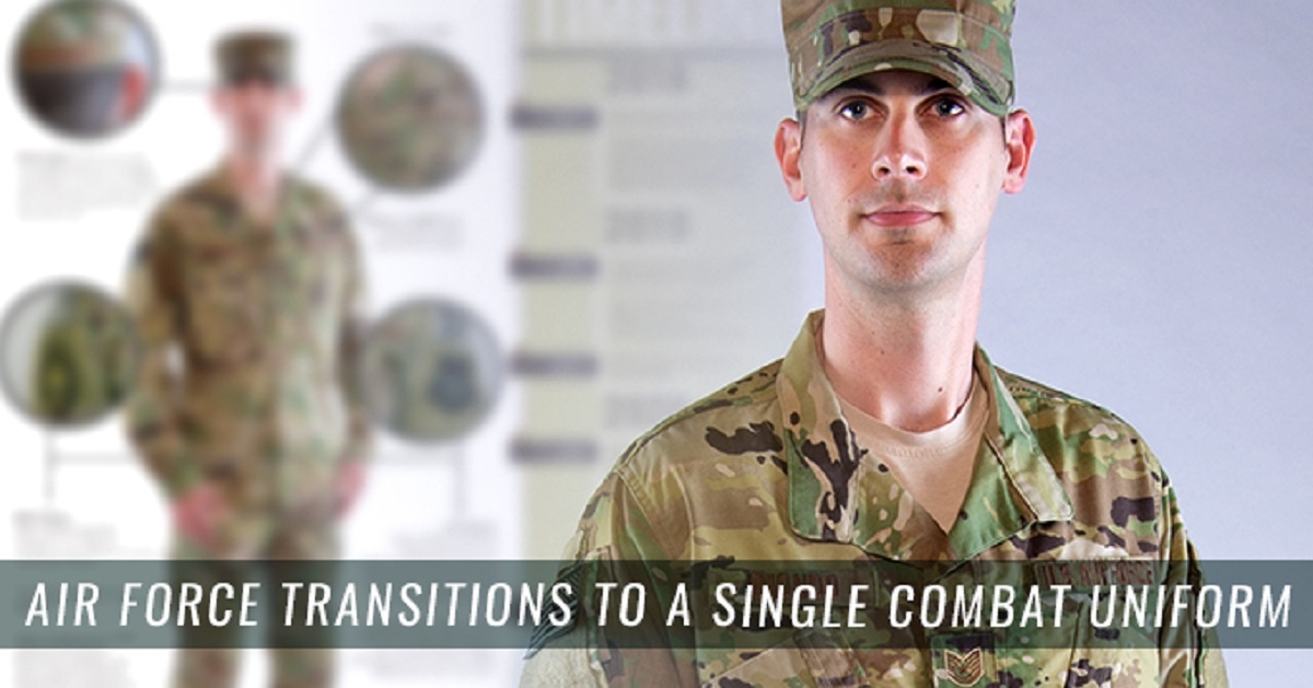 The Air Force just switched to the Army OCP uniform