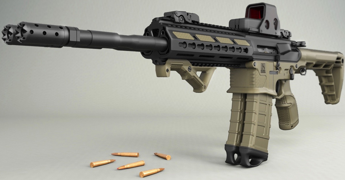 An Israeli company made this double-barrel AR-15 for the US