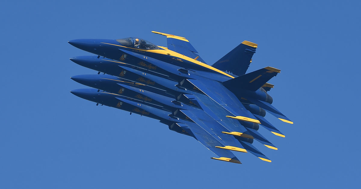 This Blue Angels cockpit video is terrifying and amazing