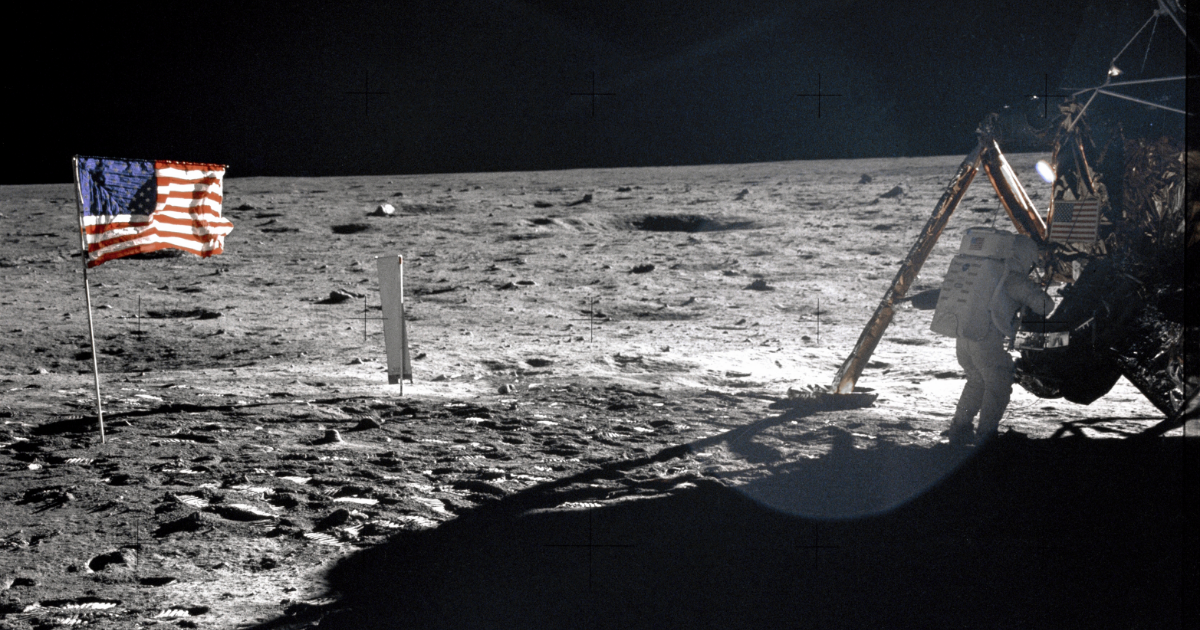 The Soviets were the first to put a flag on the moon — not the US