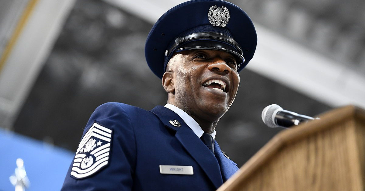 Why airmen call Chief Master Sergeant Wright ‘Enlisted Jesus’