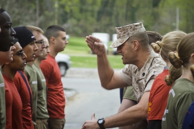 soldiers get in the habit of being early