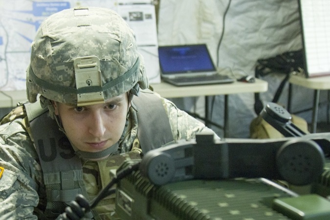 radio operator focusing