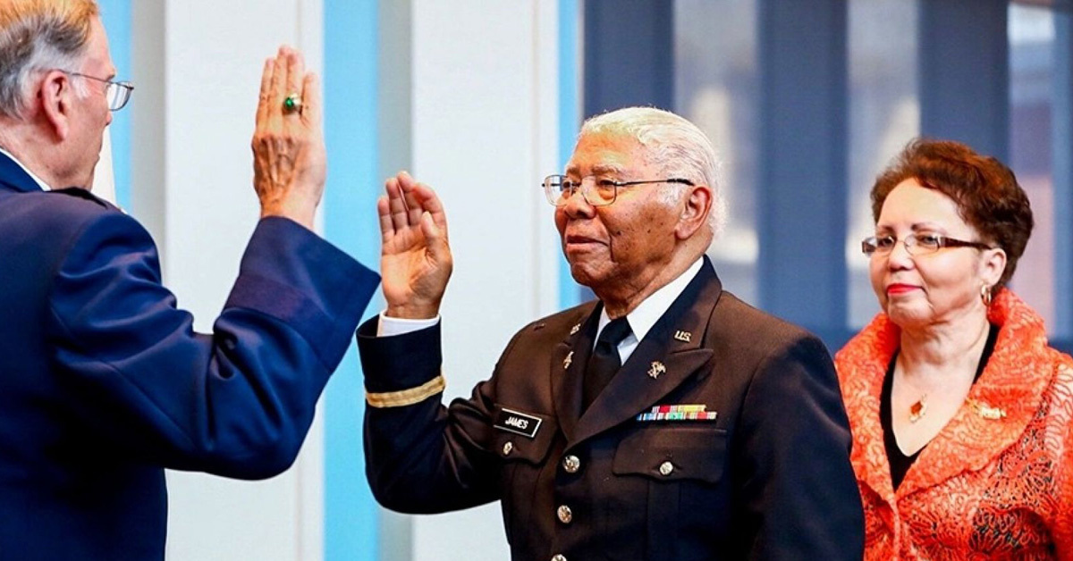 This World War II vet finally got his commission after 76 years