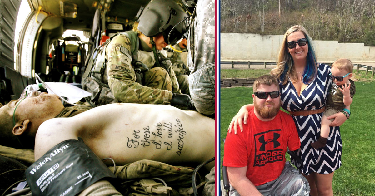 This is the amazing life of the veteran with the most apt tattoo