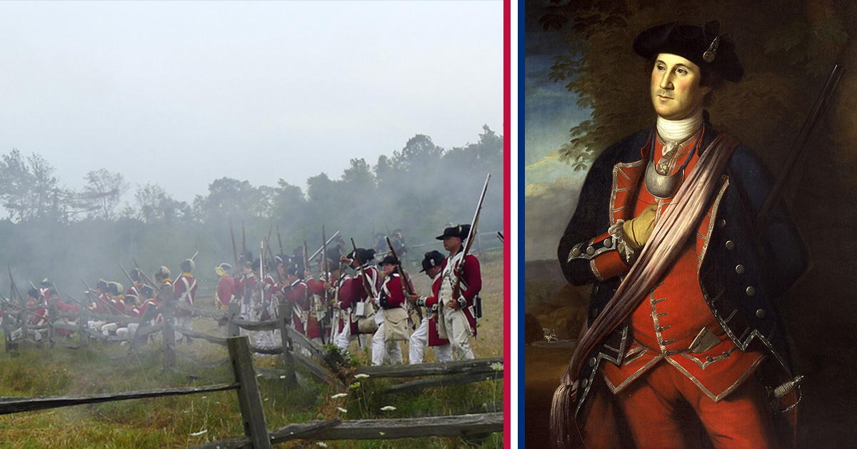 George Washington desperately wanted to be a British officer