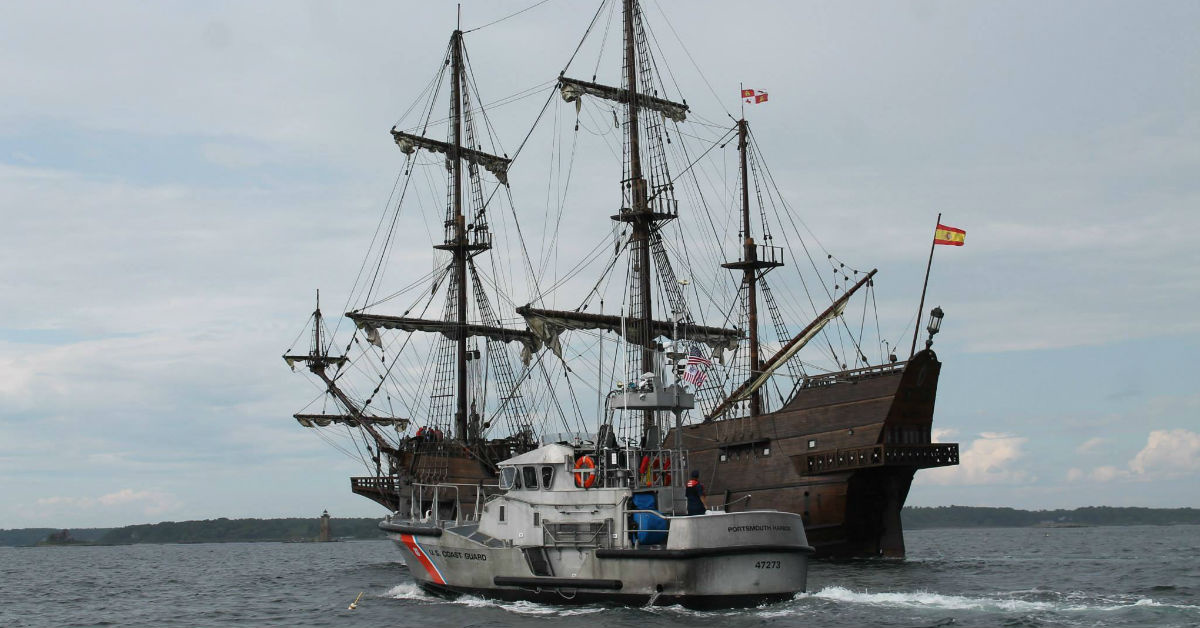 5 cool photos of the Coast Guard escorting tall ships