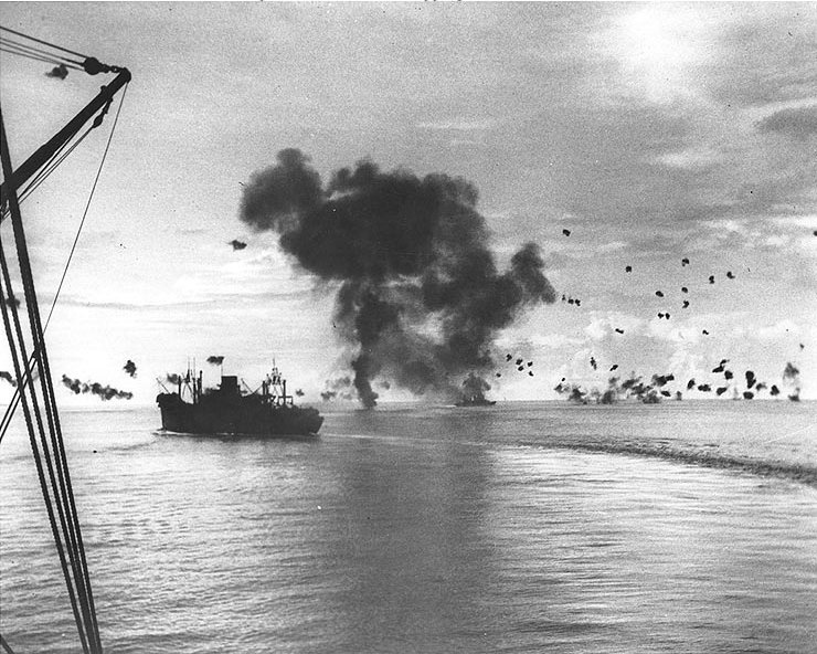 ships and planes at Guadalcanal