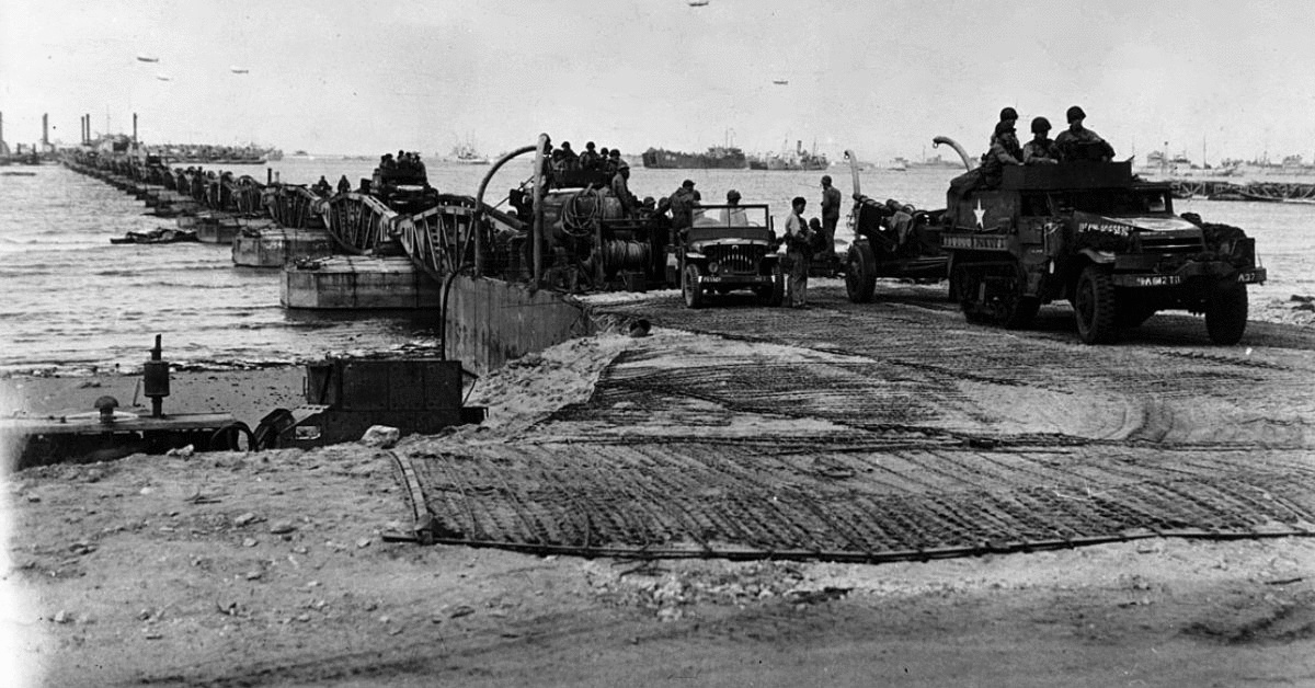 How the Allies built all-new harbors in a matter of days after D-Day