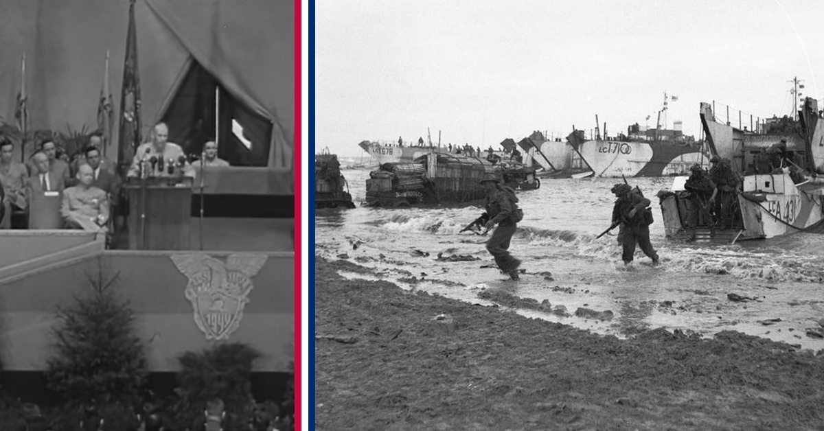 This was the West Point graduation on D-Day