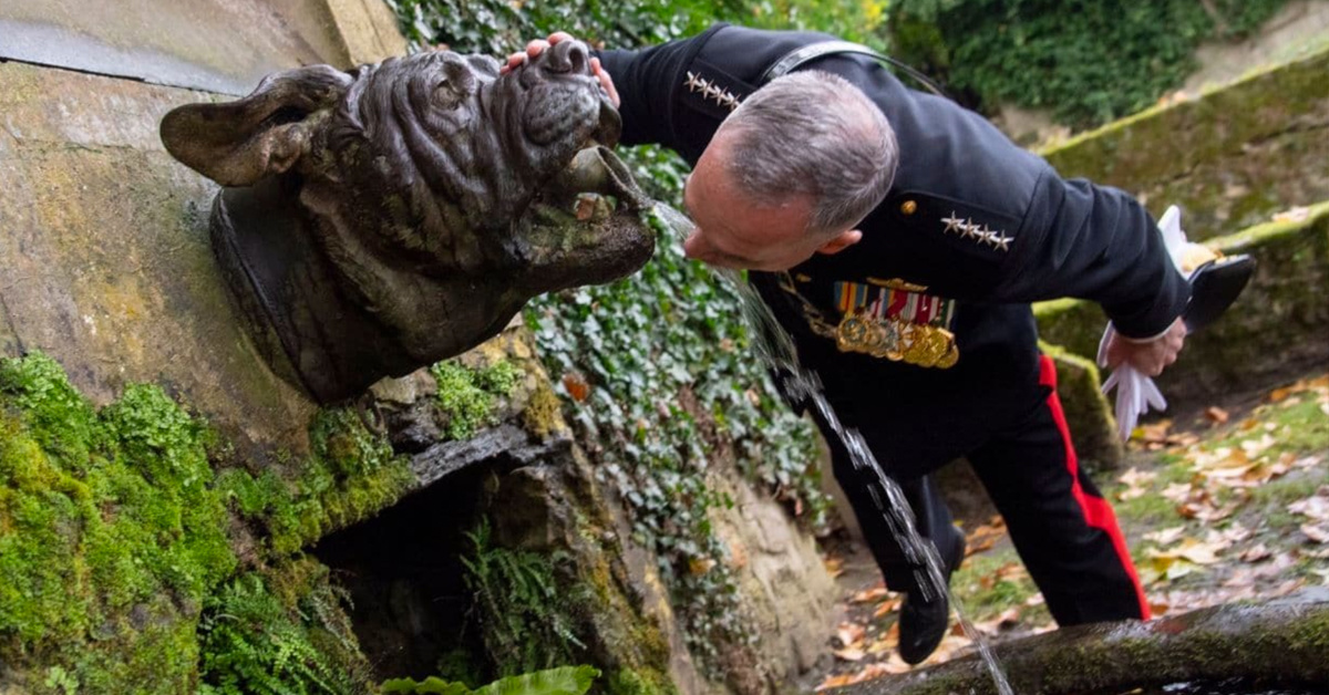 Why the Chairman of the Joint Chiefs drank from a fountain in France