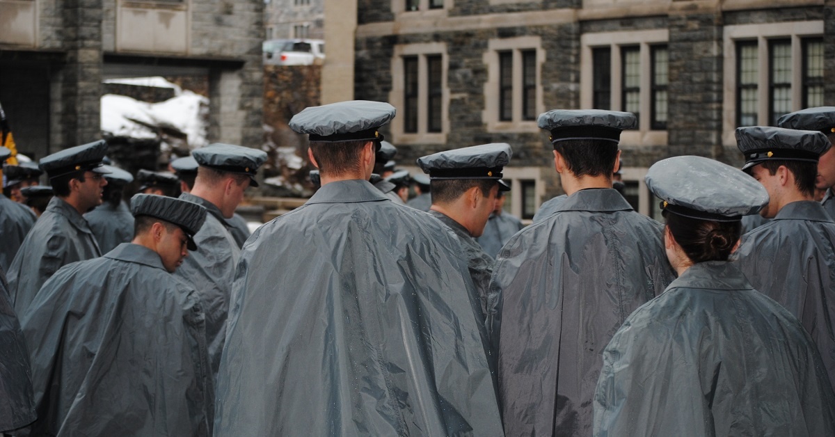 This is why Army officers aren’t allowed to carry umbrellas