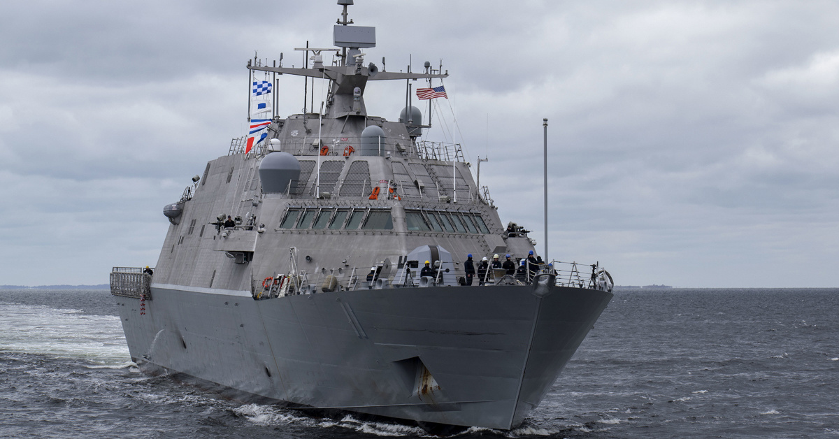 This is the Navy’s newest combat ship