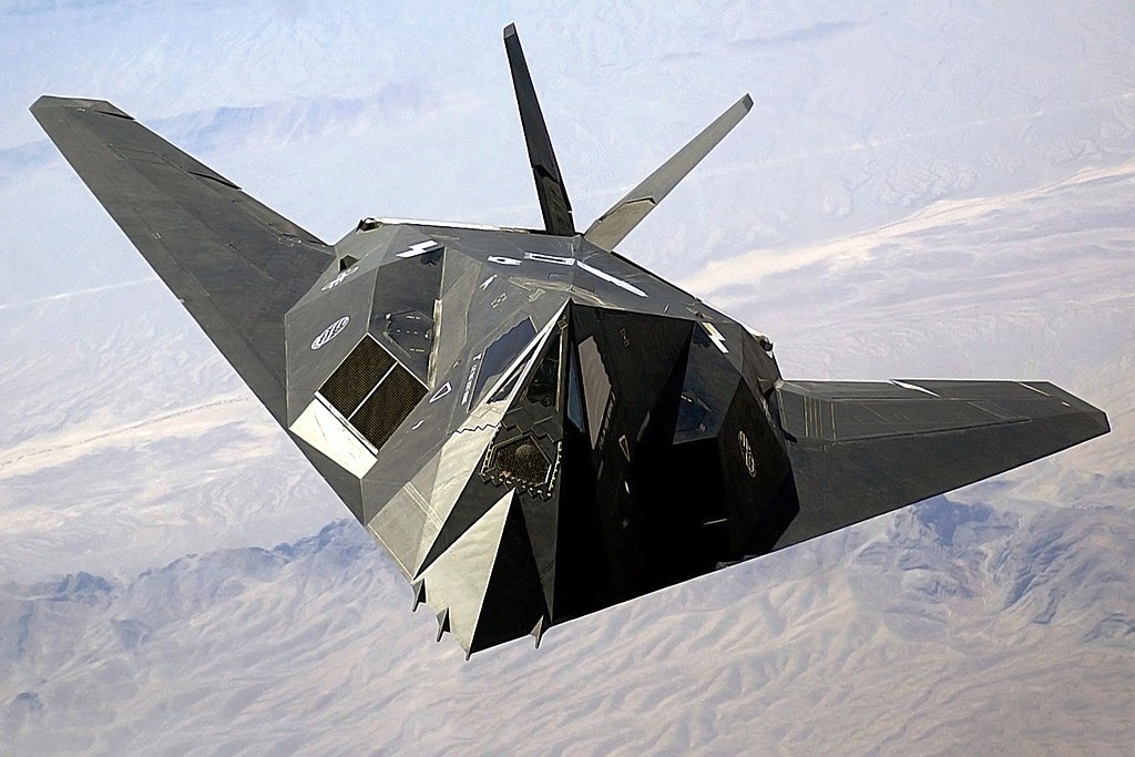 F-117 aerial warfare bomber legend