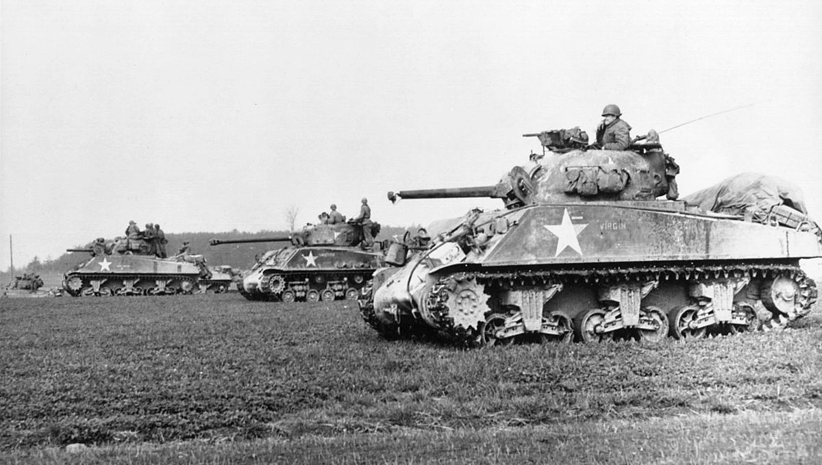 m4 sherman tanks