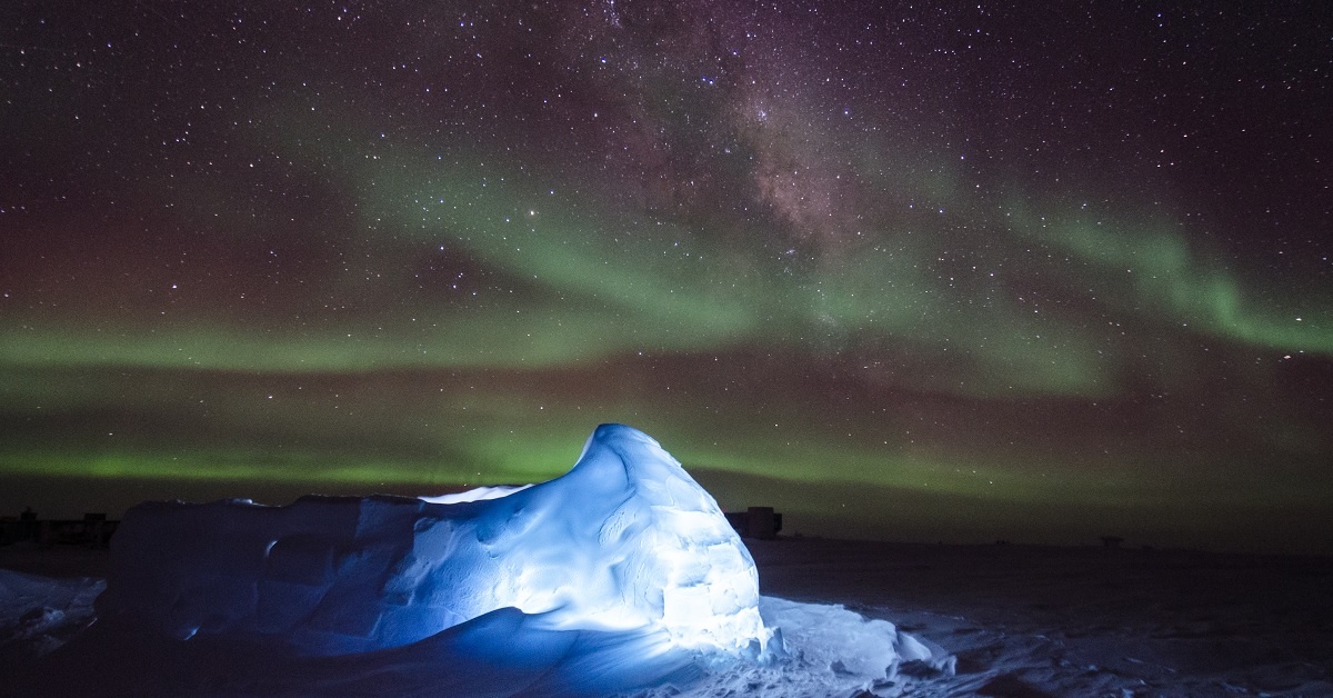 This is what troops do when they’re wintered over in Antarctica