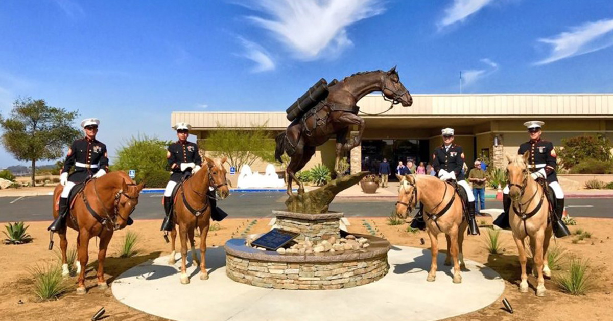 We just missed horse day, so here’s hero Sgt. Reckless