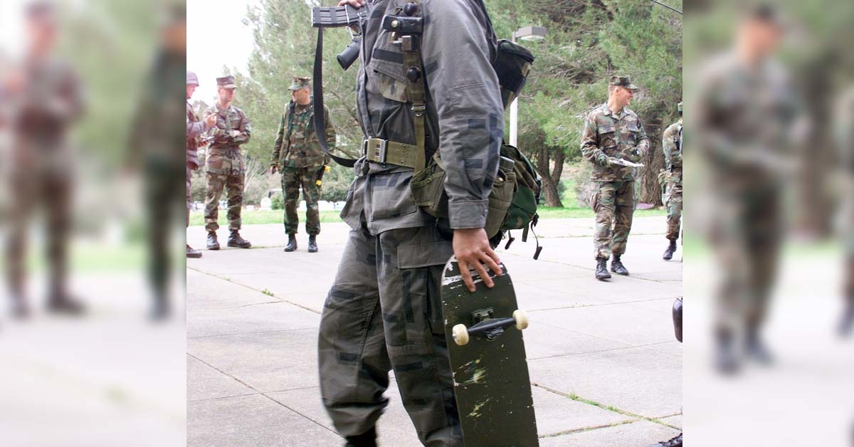 The Marine Corps tested a skateboard unit in the 1990s