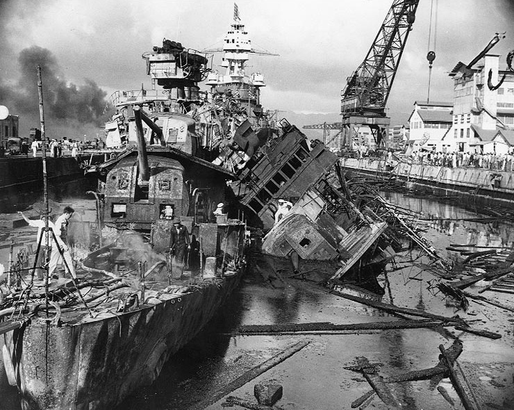 ships sunk at pearl harbor